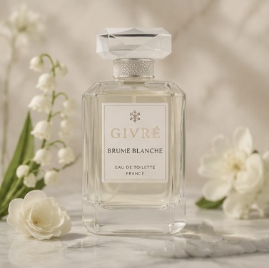 Flacon Brume Blanche — fragrance florale fraîche